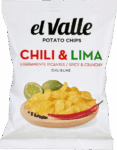 El Valle - Kartoffelchips - Patatas Fritas Chili & Lima