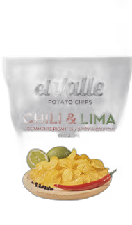 El Valle - Kartoffelchips - Patatas Fritas Chili & Lima