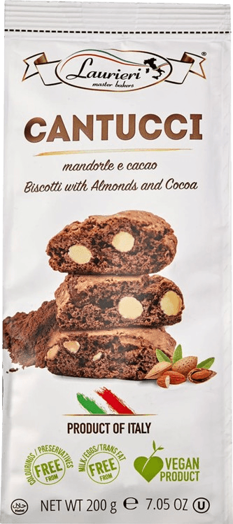 Fratelli Laurieri Mastri Fornai - Cantucci con Mandorle e Cacao