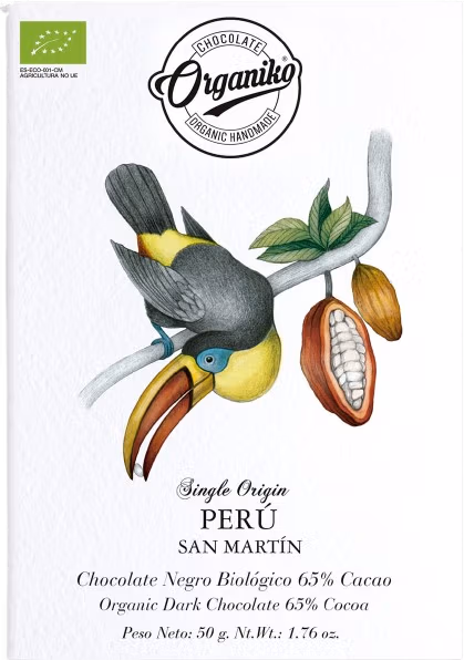 Chocolate Orgániko - Single Origin 65% Cacao Perú "San Martín" - Bio