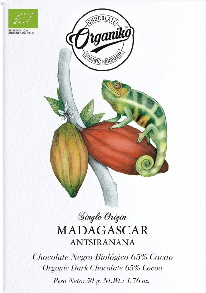 Chocolate Orgániko - Single Origin 65% Madagaskar "Antsiranana" - Bio