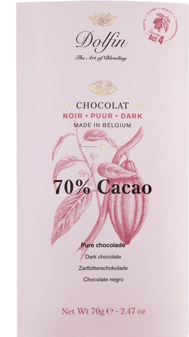 Dolfin Schokolade - Edelbitterschokolade 70%