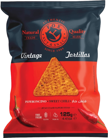 Fox Italia - Vintage Tortillas Chips - Peperoncino