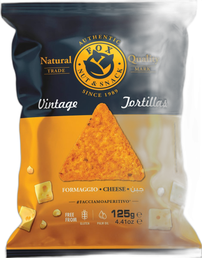 750208 Fox Italia - Vintage Tortillas Chips - Formaggio – Bild 1