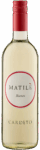 Cardeto Matilè Bianco IGP 2024 Etikett – modernes, helles Design mit roten Rand