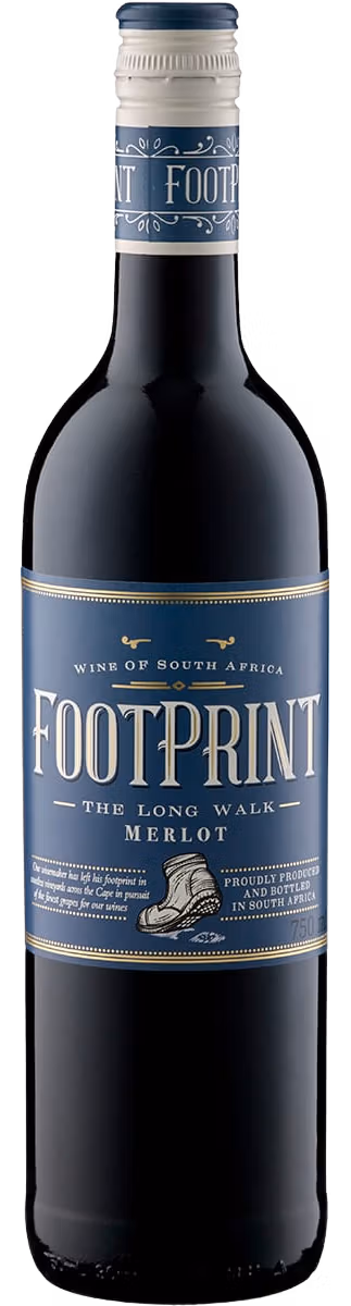 Footprint Merlot 2024 Von African Pride Wines – Fruchtiger Rotwein Mit Dunklen Beeren Und Weicher Struktur