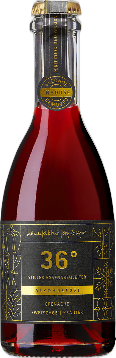 Manufaktur Jörg Geiger - 36 Grad - Grenache Zwetschge Kräuter - alkoholfrei