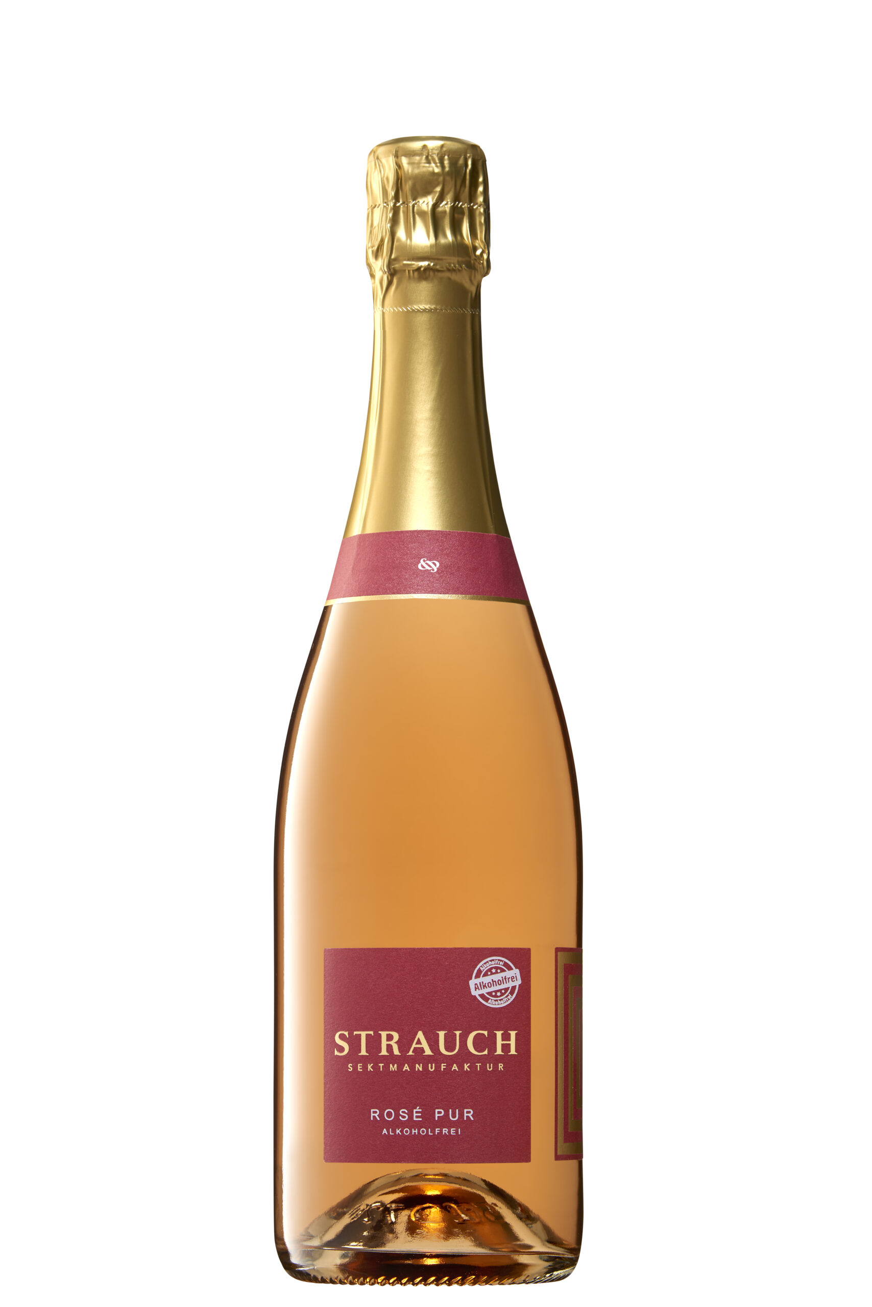 0013 Sektmanufaktur Strauch - Strauch Rosé Pur - Alkoholfrei – Bild 1