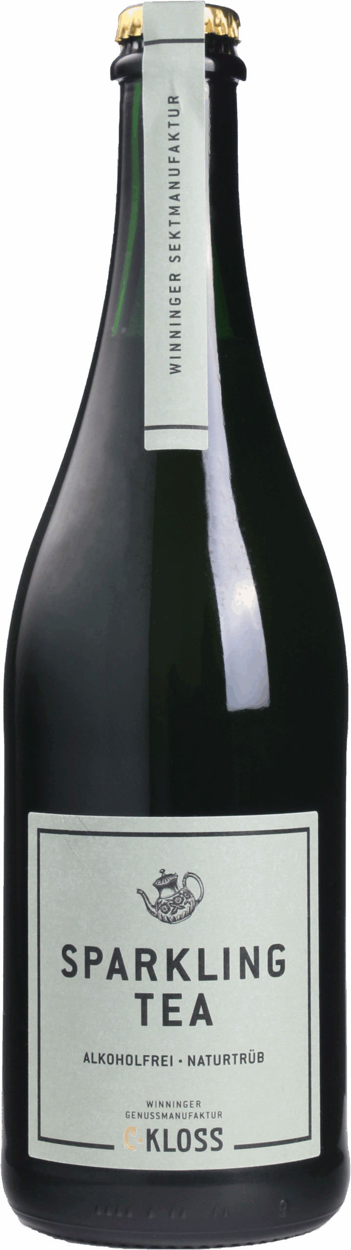 020_Winninger-Sektmanufaktur_Sparkling-Tea_Wei_Sektflasche - Sparkling Tea Weiß Alkoholfrei – Bild 1