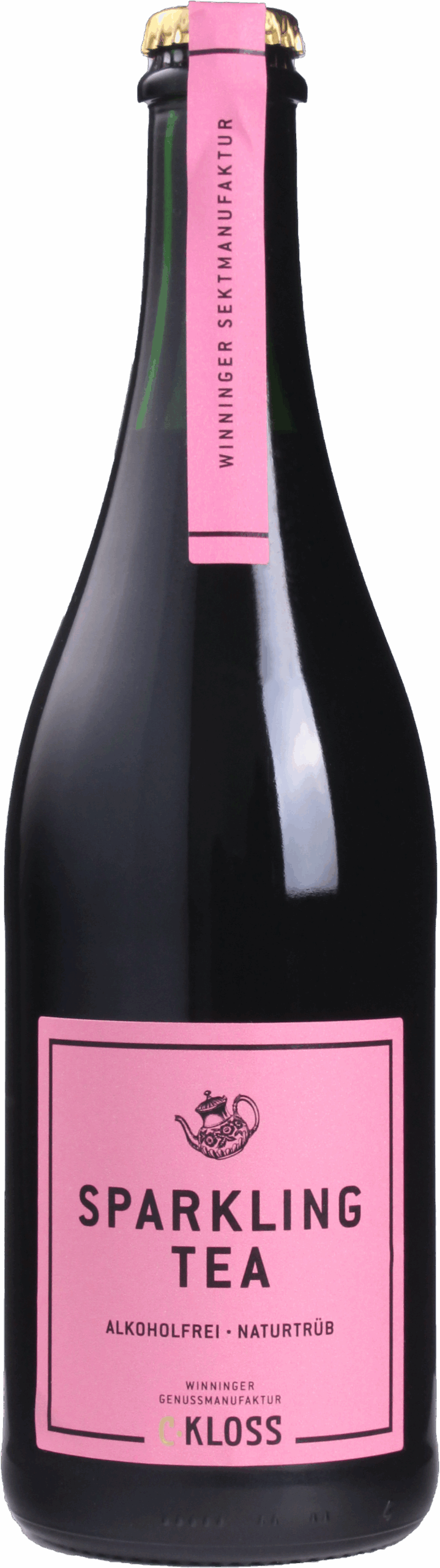 021_Winninger-Sektmanufaktur_Sparkling-Tea_Ros_Sektflasche - Sparkling Tea Rosé Alkoholfrei – Bild 1