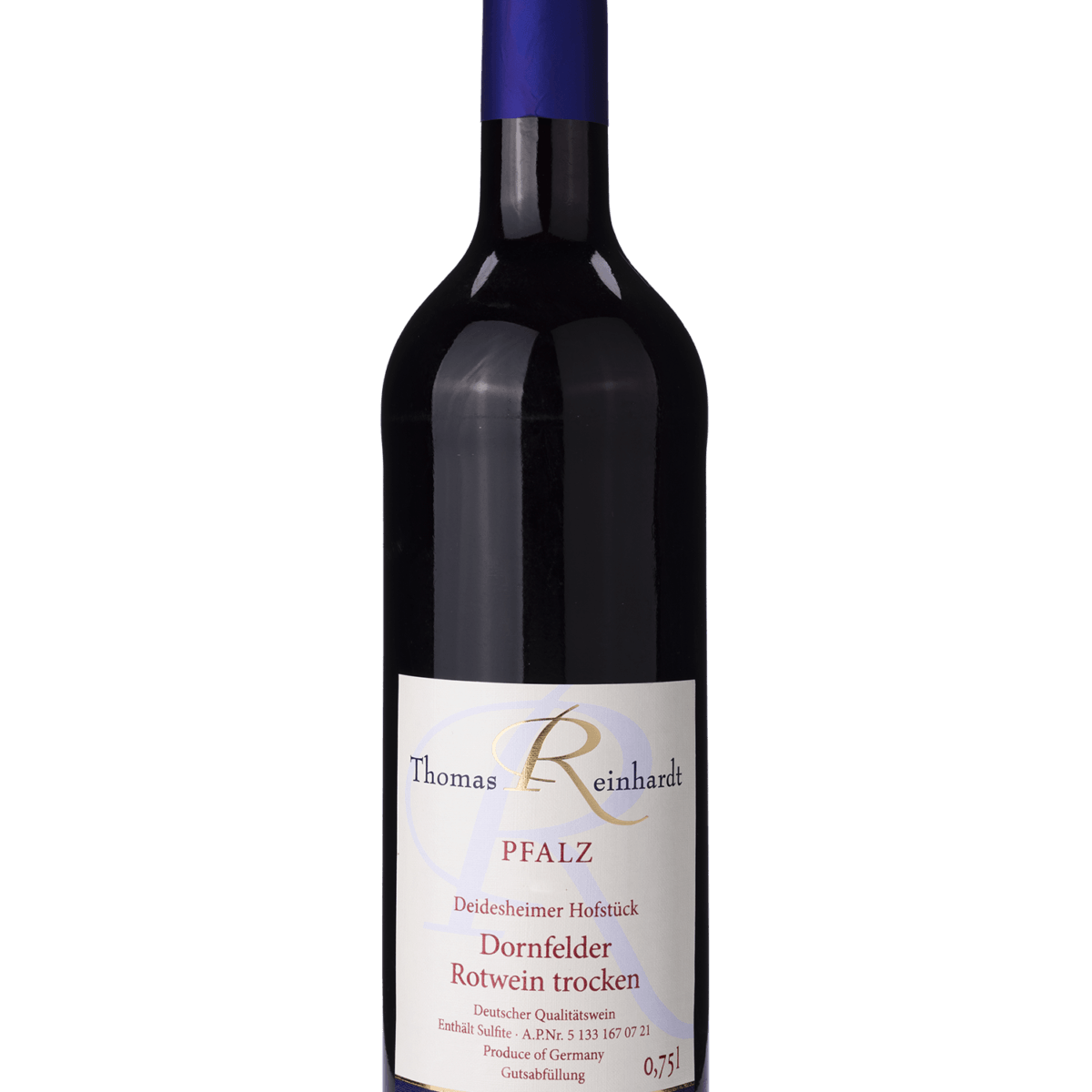 Thomas Reinhardt - Deidesheimer Hofstück Dornfelder trocken 2021 - Weingut Thomas Reinhardt