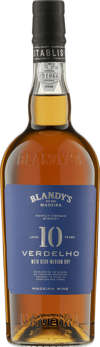 Blandy's Madeira- BLANDY'S 10 Years Old VERDELHO - Medium-dry