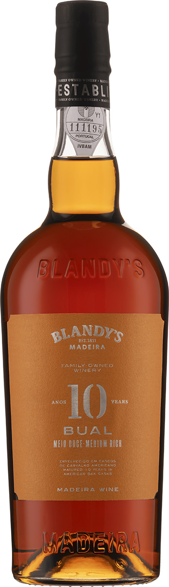 Blandy's Madeira - BLANDY'S 10 Years Old BUAL - Medium-rich