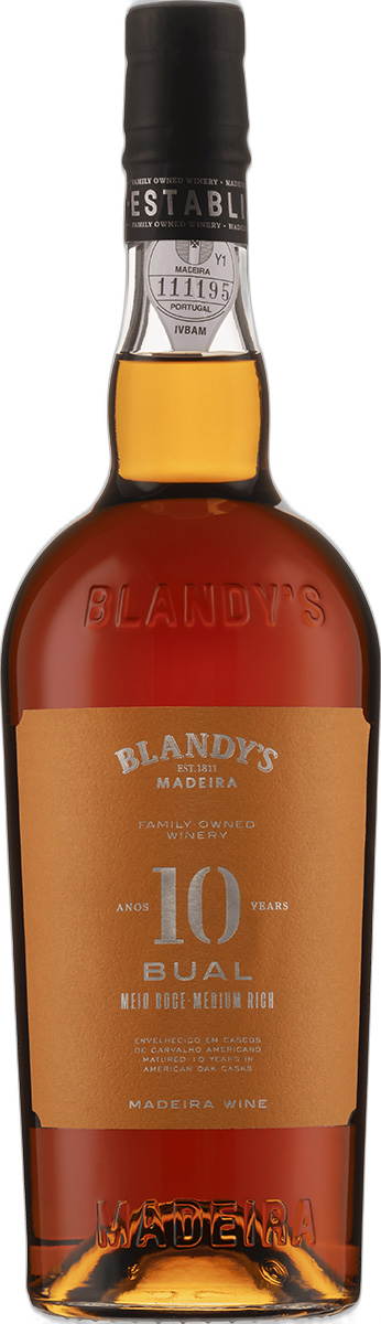 Blandy's Madeira - BLANDY'S 10 Years Old BUAL - Medium-rich
