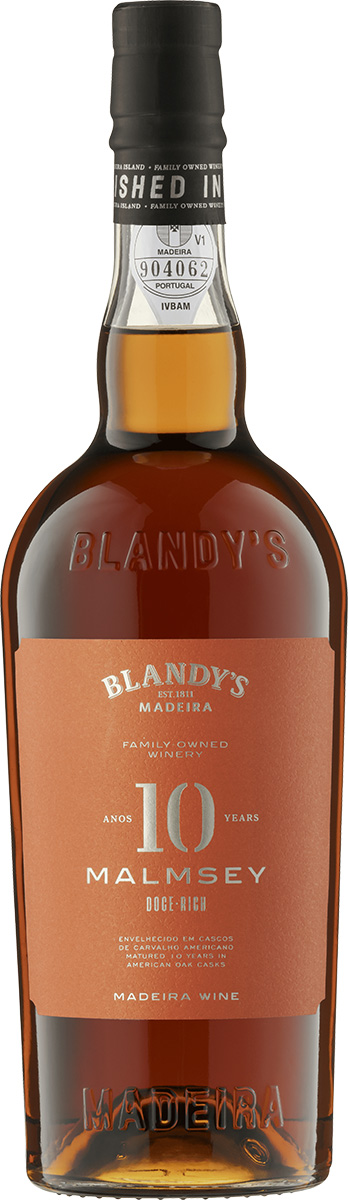 Blandy's Madeira - BLANDY'S 10 Years Old MALMSEY - Rich