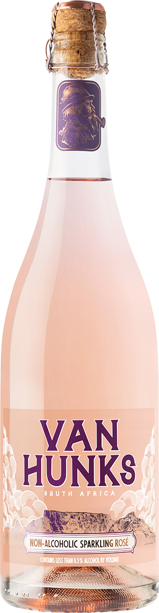 Van Hunks, Alkoholfrei - Van Hunks Non-Alcoholic Rosé Sparkling Wine