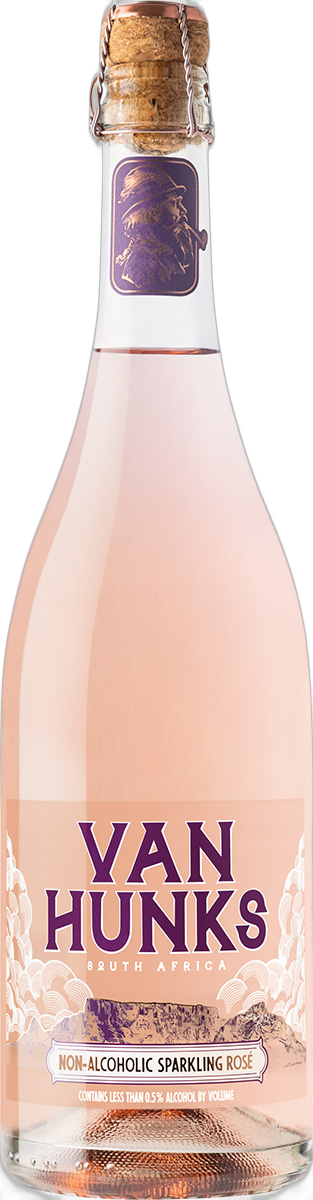 Van Hunks, Alkoholfrei - Van Hunks Non-Alcoholic Rosé Sparkling Wine