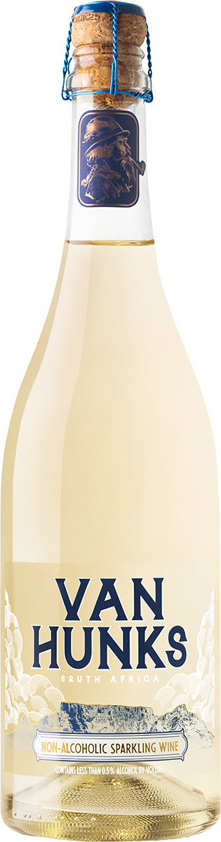 Van Hunks, Alkoholfrei - Van Hunks Non-Alcoholic Chenin Sparkling Wine