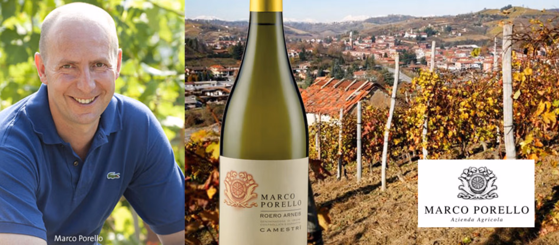 Weinberge im Roero bei Canale mit sandig-kalkigen Böden, Heimat der Weine von Marco Porello