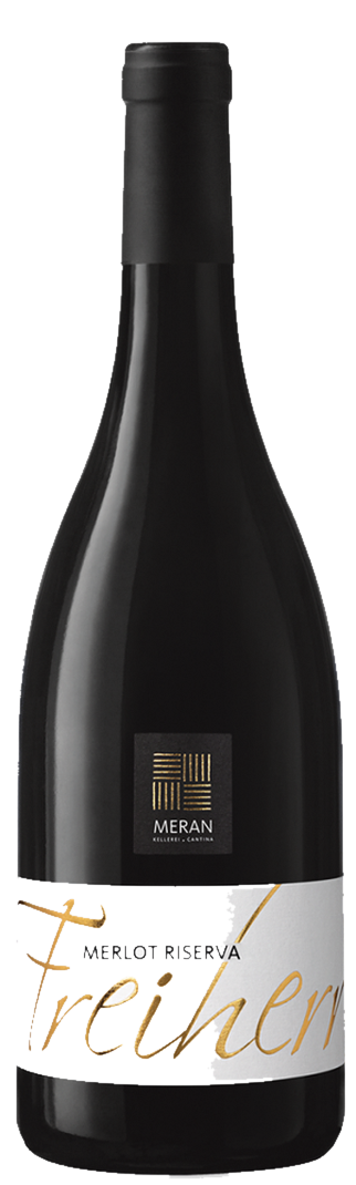Kellerei-Meran-Freiherr-Merlot-Riserva Kellerei Meran - Merlot Riserva Doc Freiherr – Bild 1