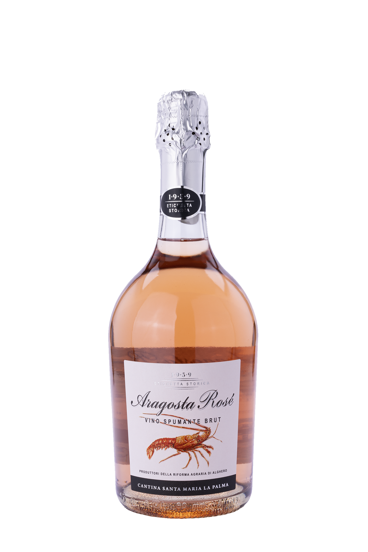 Vino Spumante Rosé Brut Aragosta - Santa Maria La Palma Vino Spumante Rosé Brut Aragosta - Santa Maria La Palma – Bild 1