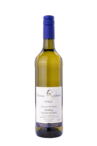Ungsteiner Herrenberg Riesling Auslese Trocken 2020 - Weingut Thomas Reinhardt Ungsteiner Herrenberg Riesling Auslese Trocken 2020 - Weingut Thomas Reinhardt – Bild 1