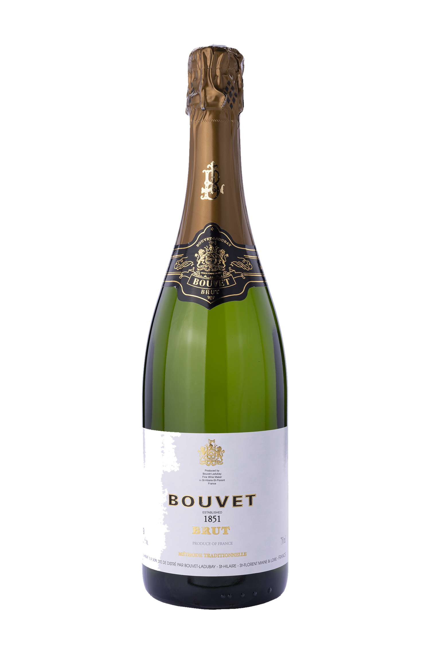 1851 Méthode Traditionnelle Blanc Brut - Bouvet Ladubay 1851 Méthode Traditionnelle Blanc Brut - Bouvet Ladubay – Bild 1