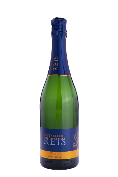 Sekt Gold Halbtrocken - Reis Sektkellerei Deidesheim Sekt Gold Halbtrocken - Reis Sektkellerei Deidesheim – Bild 1