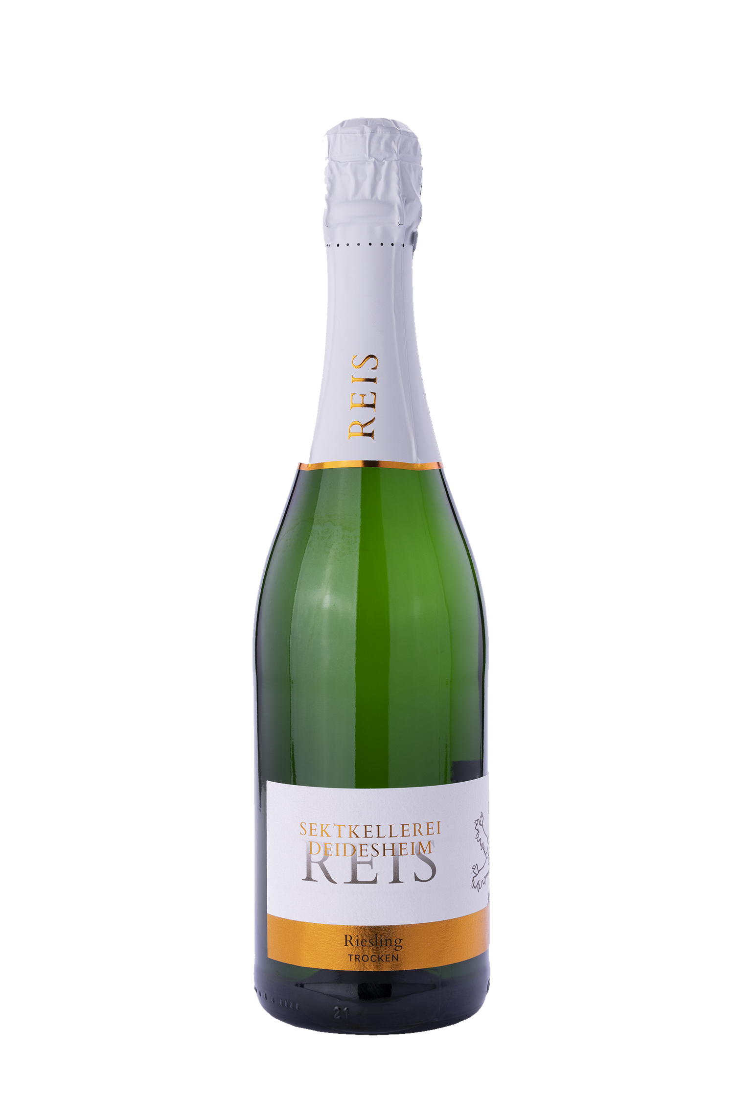 Rieslingsekt Trocken - Reis Sektkellerei Deidesheim Rieslingsekt Trocken - Reis Sektkellerei Deidesheim – Bild 1