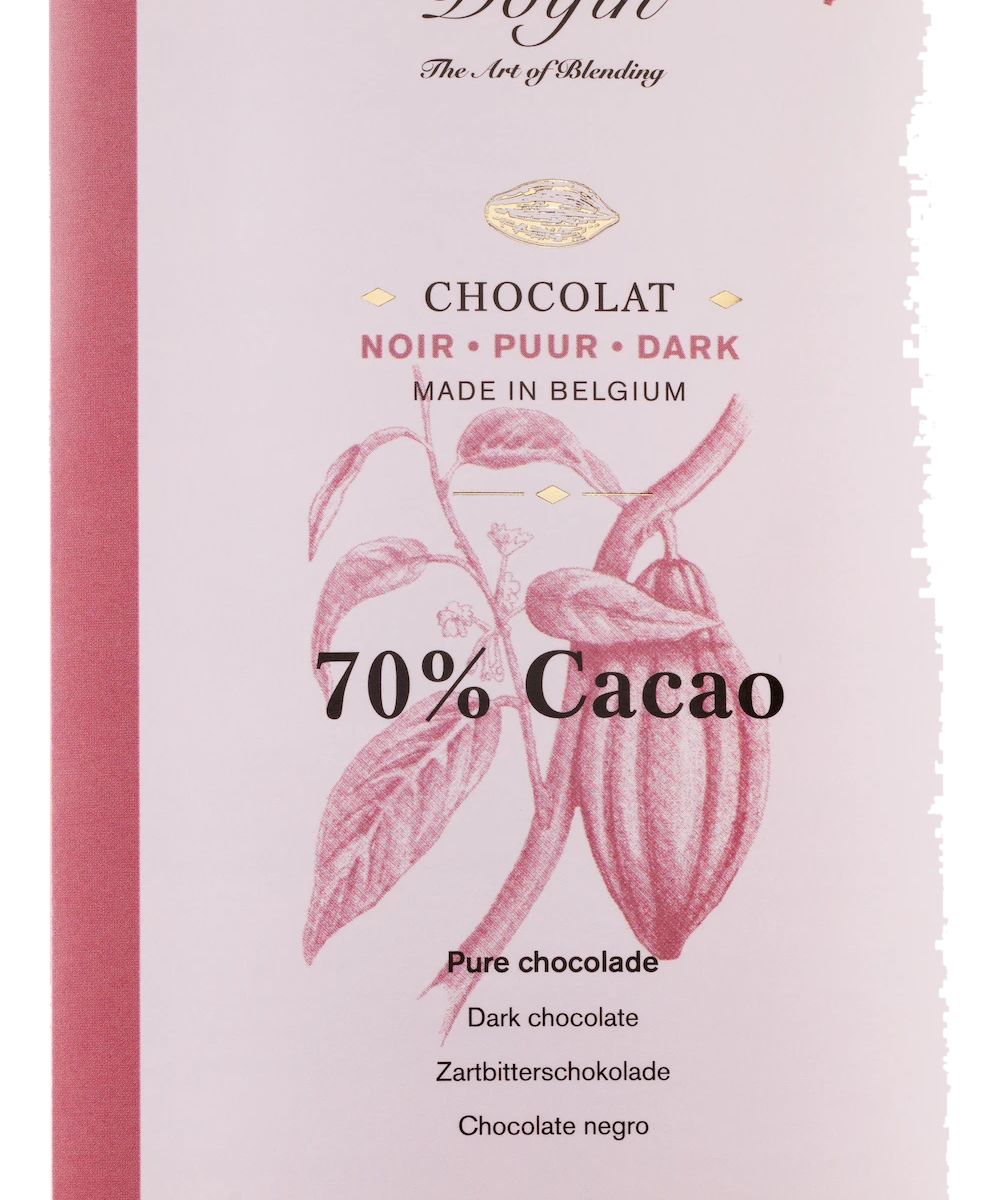 Dolfin - Zartbitterschokolade 70% Kakao