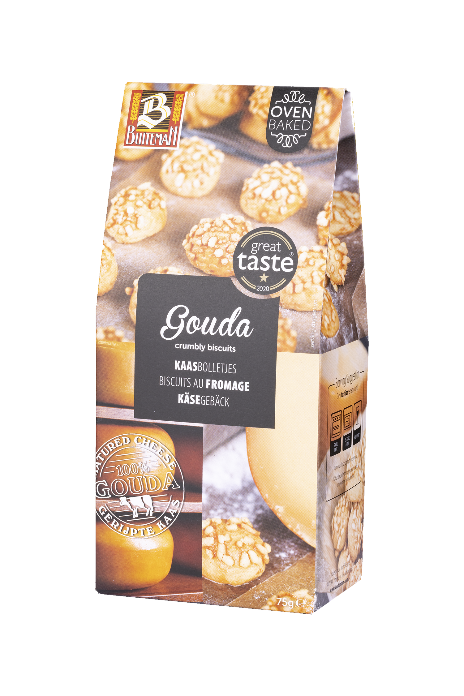 Käsecracker Mit Gouda - Buiteman Käsecracker Mit Gouda - Buiteman – Bild 1
