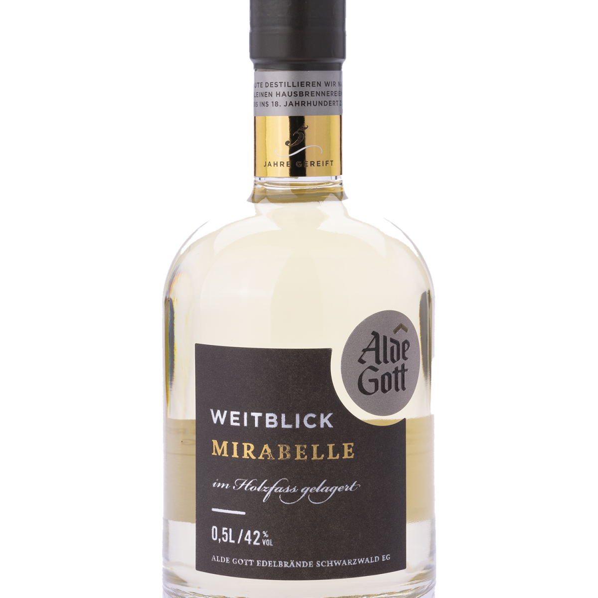 Weitblick Mirabelle im Holzfass gelagert - Alde Gott