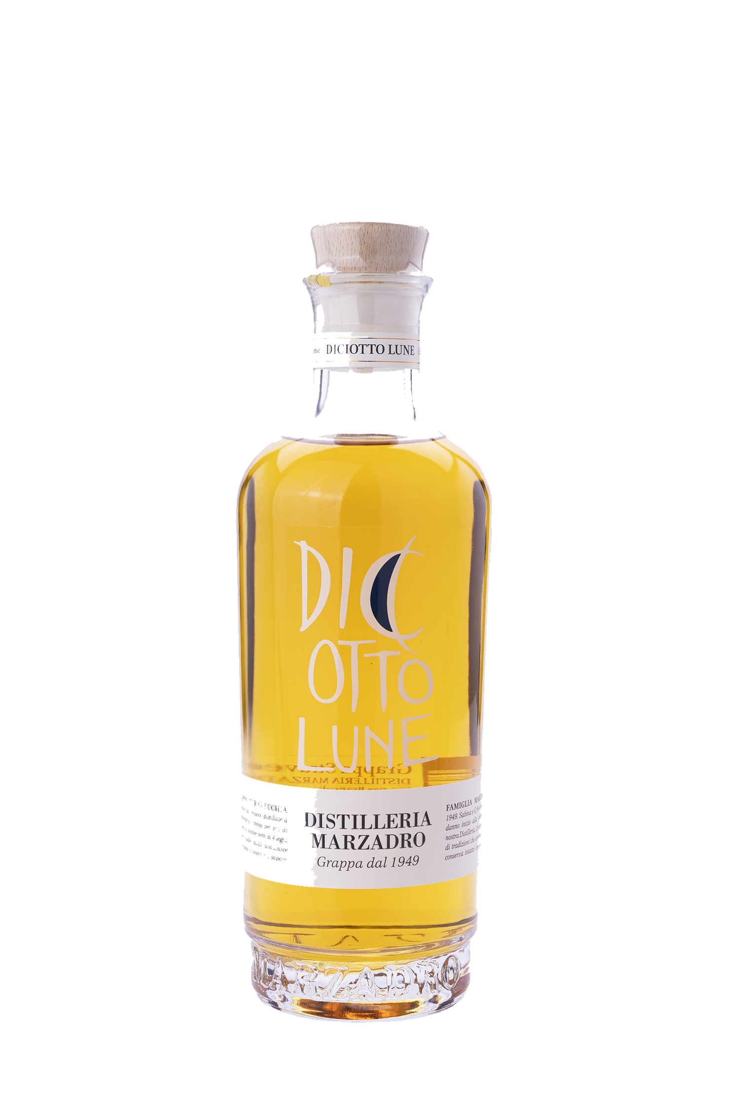 Grappa Stravecchia Dic' Otto Lune - Distilleria Marzadro Grappa Stravecchia Dic' Otto Lune - Distilleria Marzadro – Bild 1