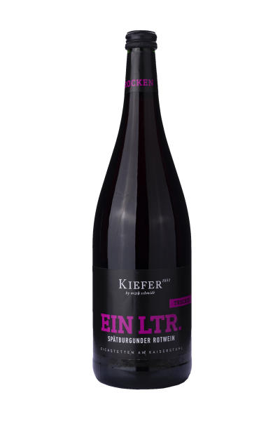 Spätburgunder Ein Ltr. Trocken - Weingut Friedrich Kiefer Spätburgunder Ein Ltr. Trocken - Weingut Friedrich Kiefer – Bild 1