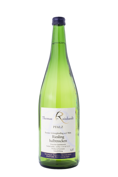 Forster Schnepfenflug Riesling Halbtrocken 2021 - Weingut Thomas Reinhardt Forster Schnepfenflug Riesling Halbtrocken 2021 - Weingut Thomas Reinhardt – Bild 1