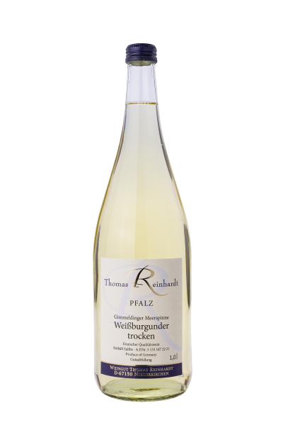 Gimmeldinger Meerspinne Weißburgunder Trocken 2023 - Weingut Thomas Reinhardt Gimmeldinger Meerspinne Weißburgunder Trocken 2023 - Weingut Thomas Reinhardt – Bild 1
